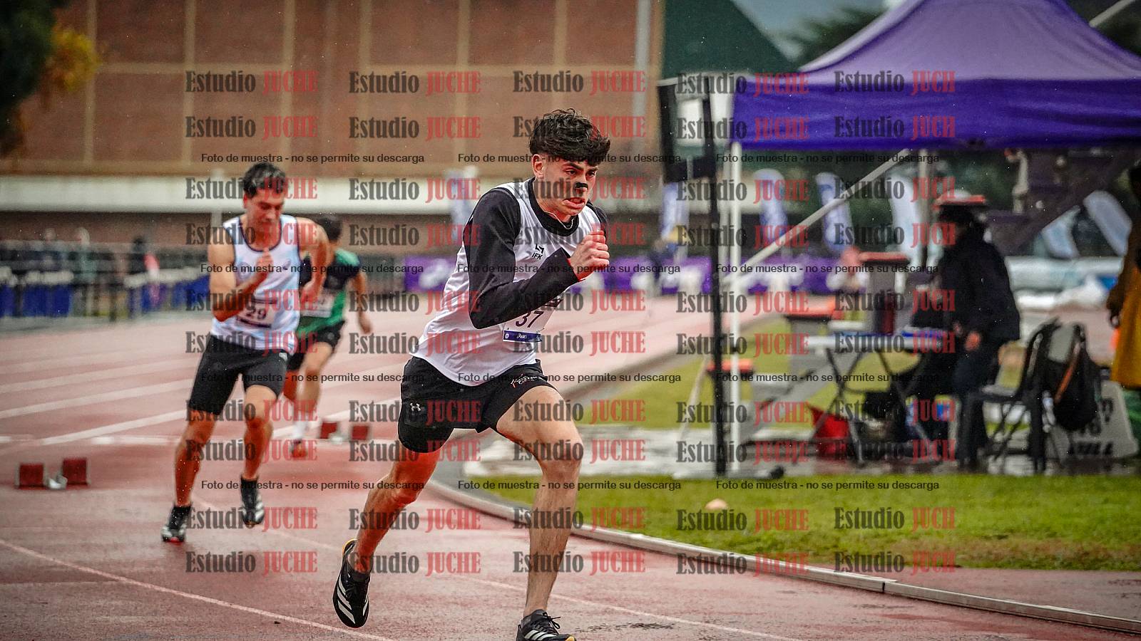 Fotos de los 400 m de varones