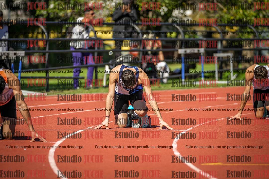 Fotos de los 200 m llanos de varones