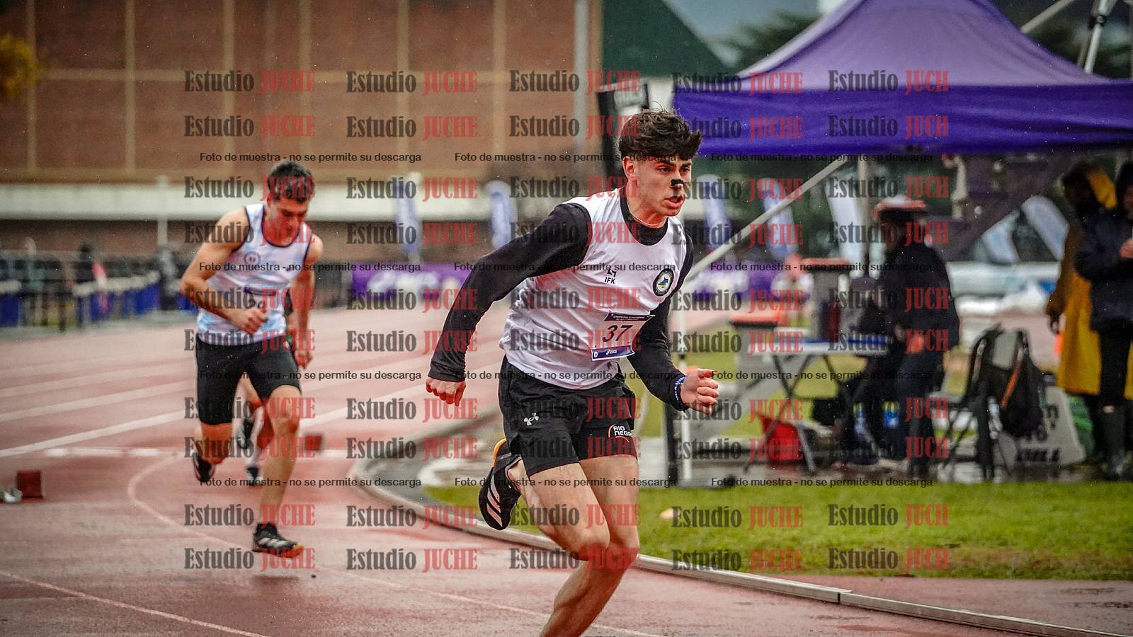 Fotos de los 400 m de varones