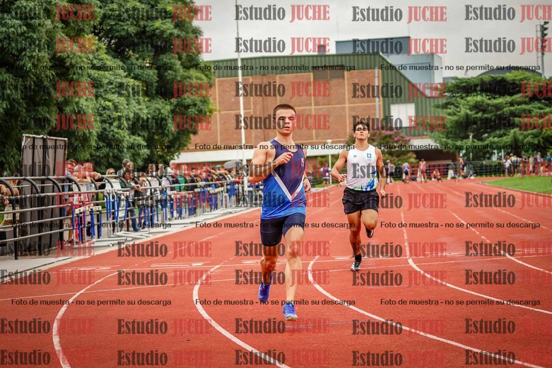 Fotos de los 100 m llanos de varones