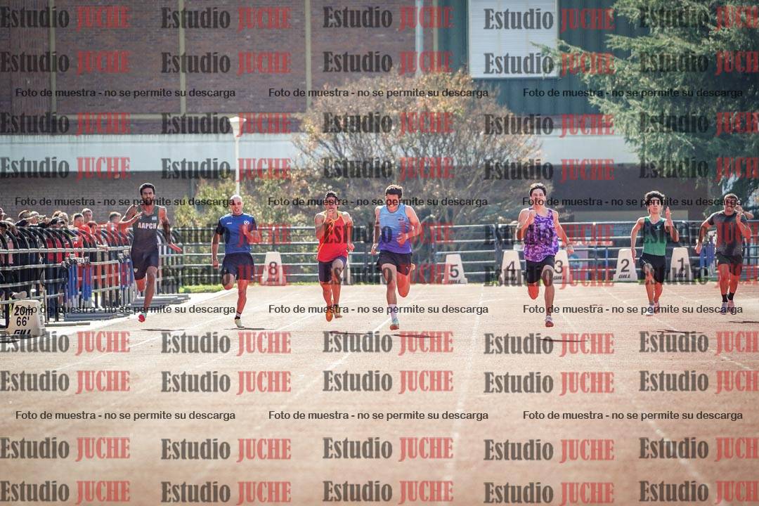 Fotos de los 200 m llanos de varones