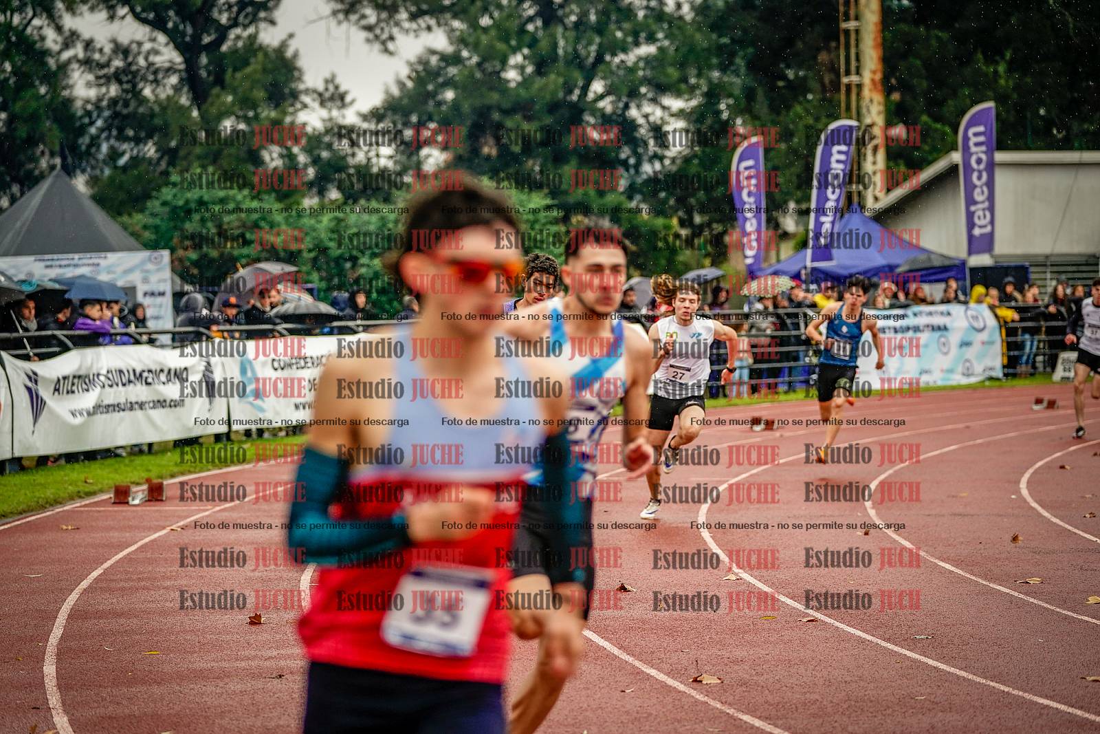 Fotos de los 400 m de varones