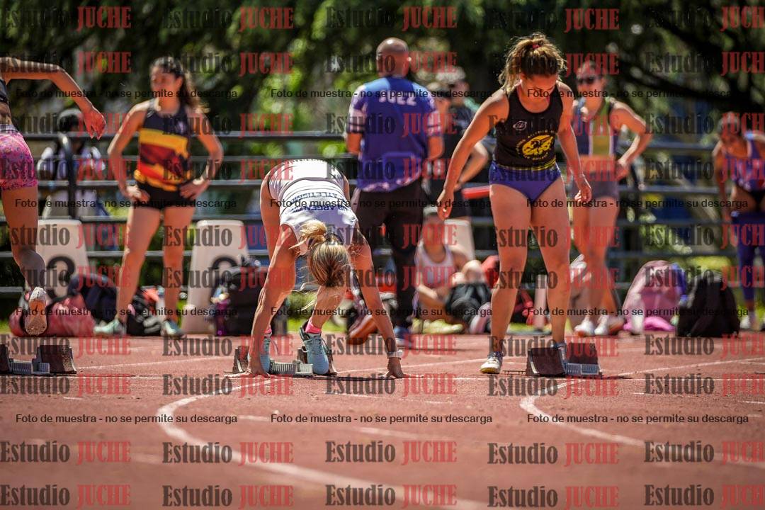 Fotos de los 100 m llanos de mujeres