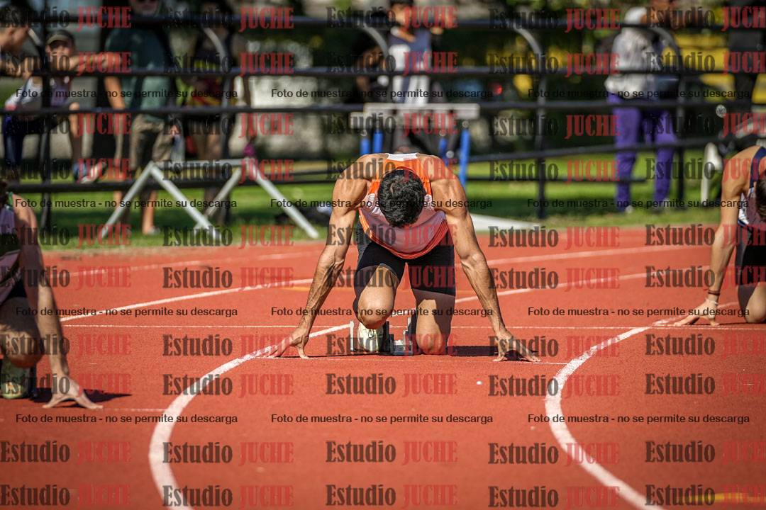 Fotos de los 200 m llanos de varones