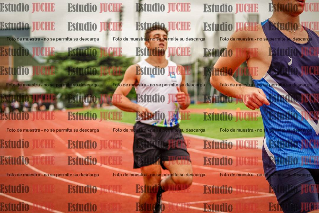 Fotos de los 100 m llanos de varones