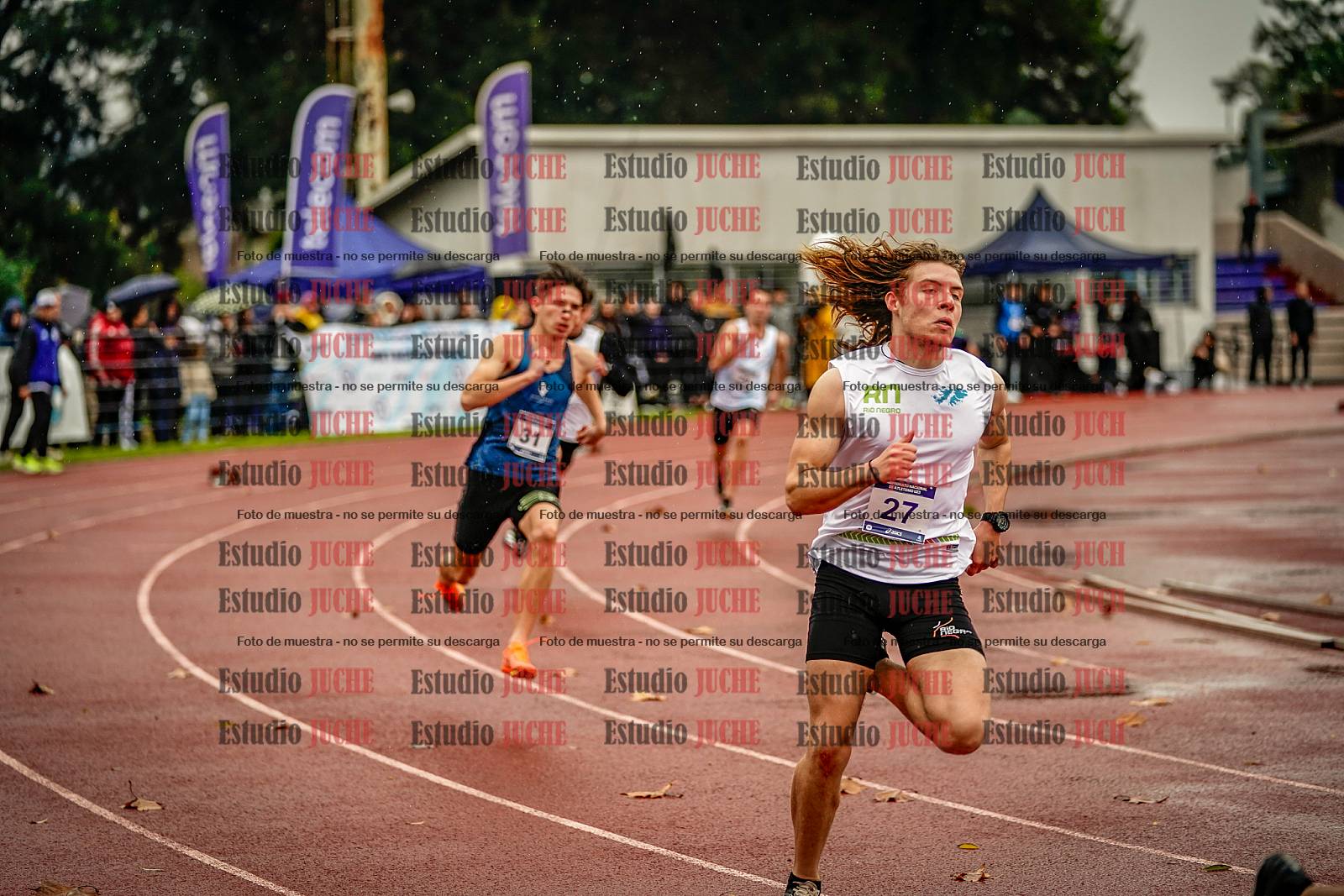 Fotos de los 400 m de varones
