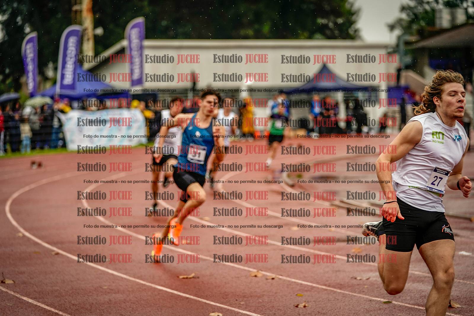 Fotos de los 400 m de varones