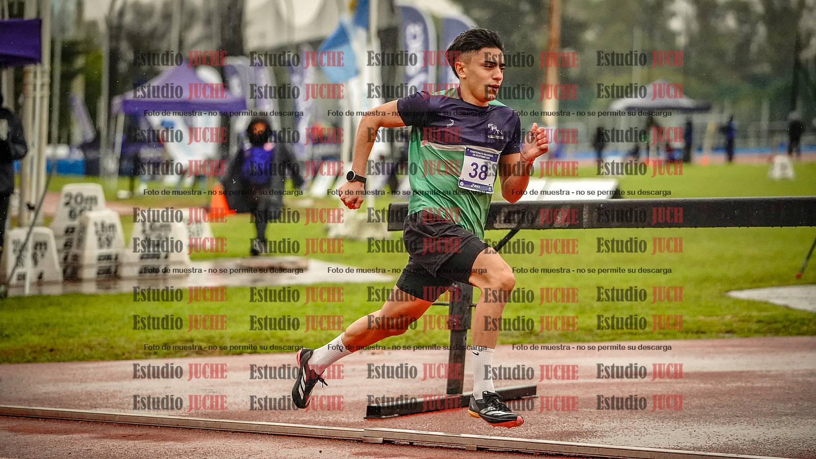 Fotos de los 400 m de varones