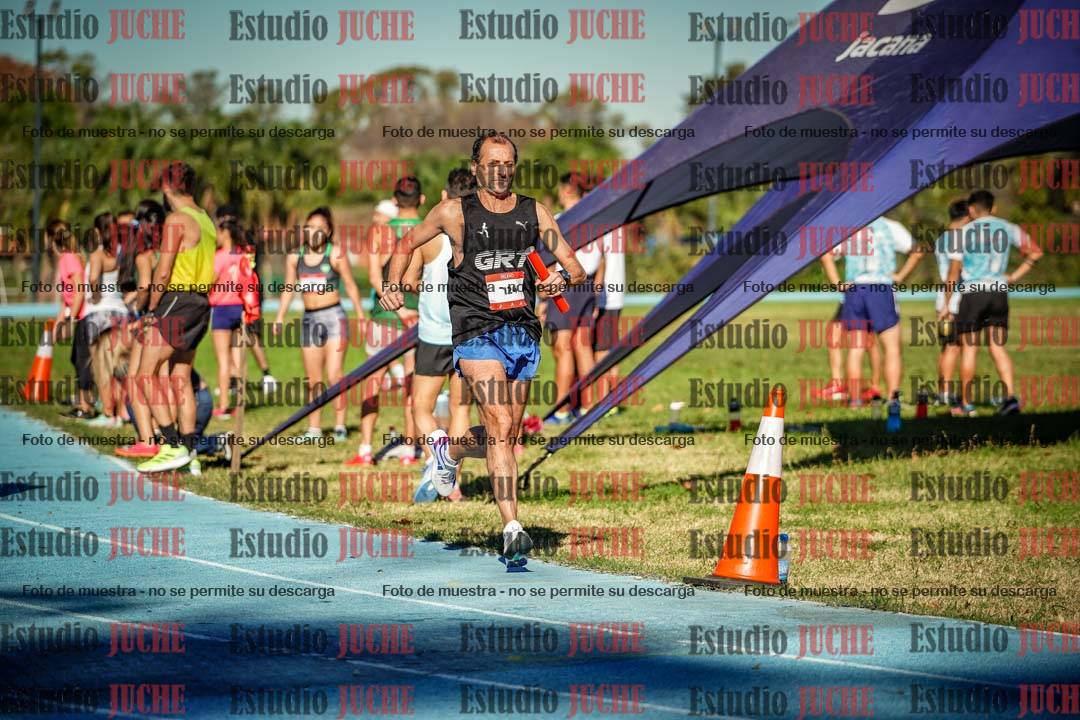 Fotos durante los relevos