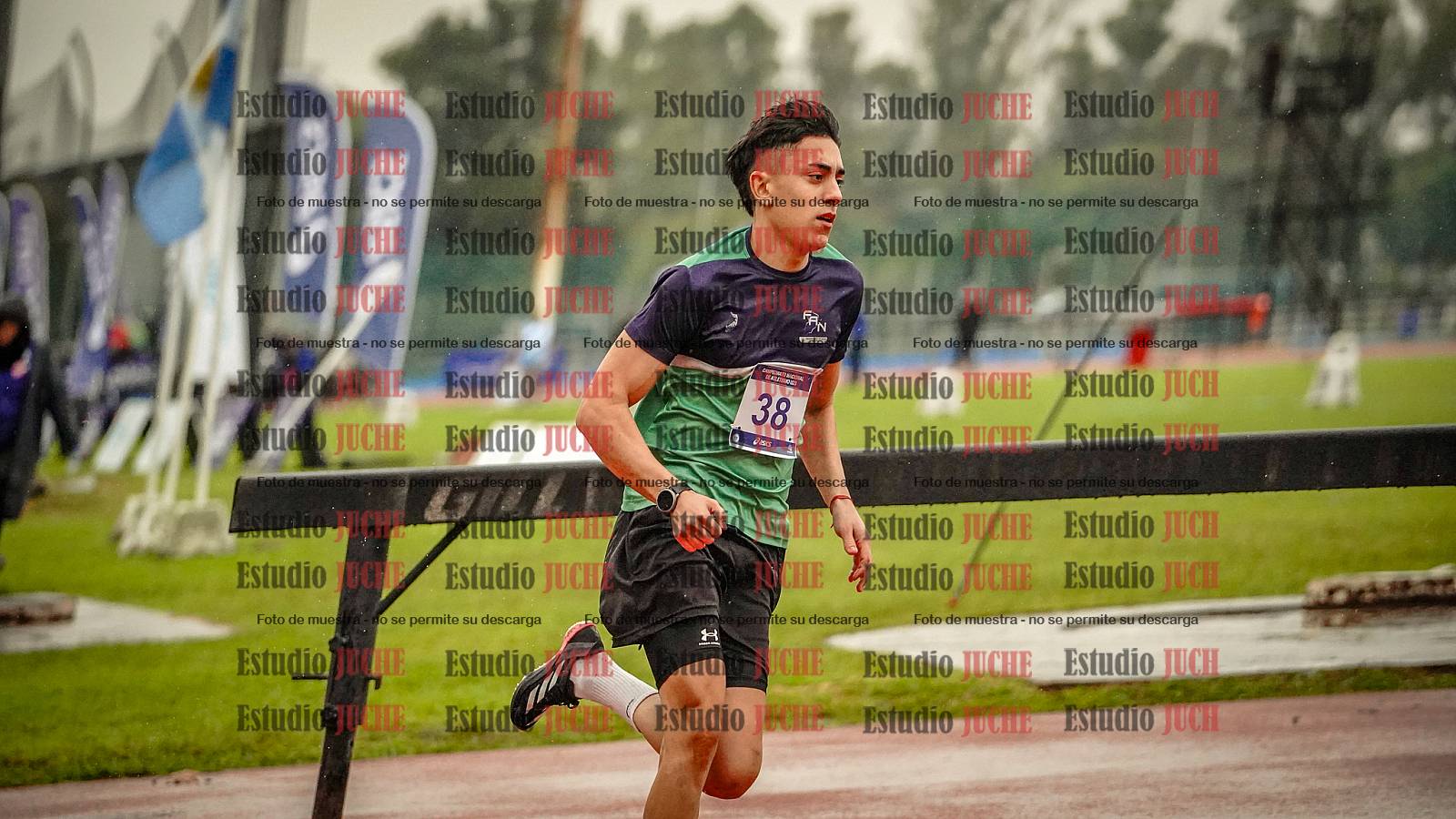 Fotos de los 400 m de varones