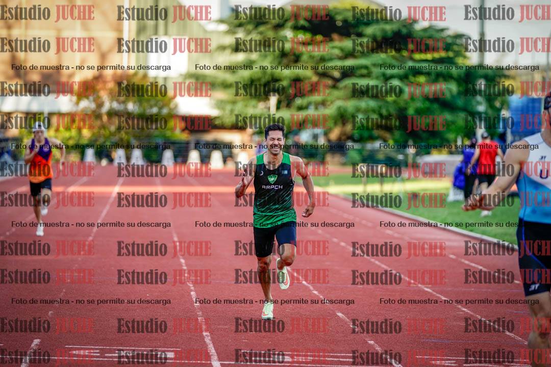 Fotos de los 400 m llanos de varones