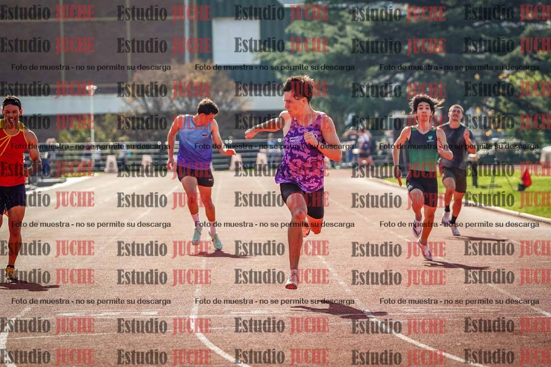Fotos de los 200 m llanos de varones