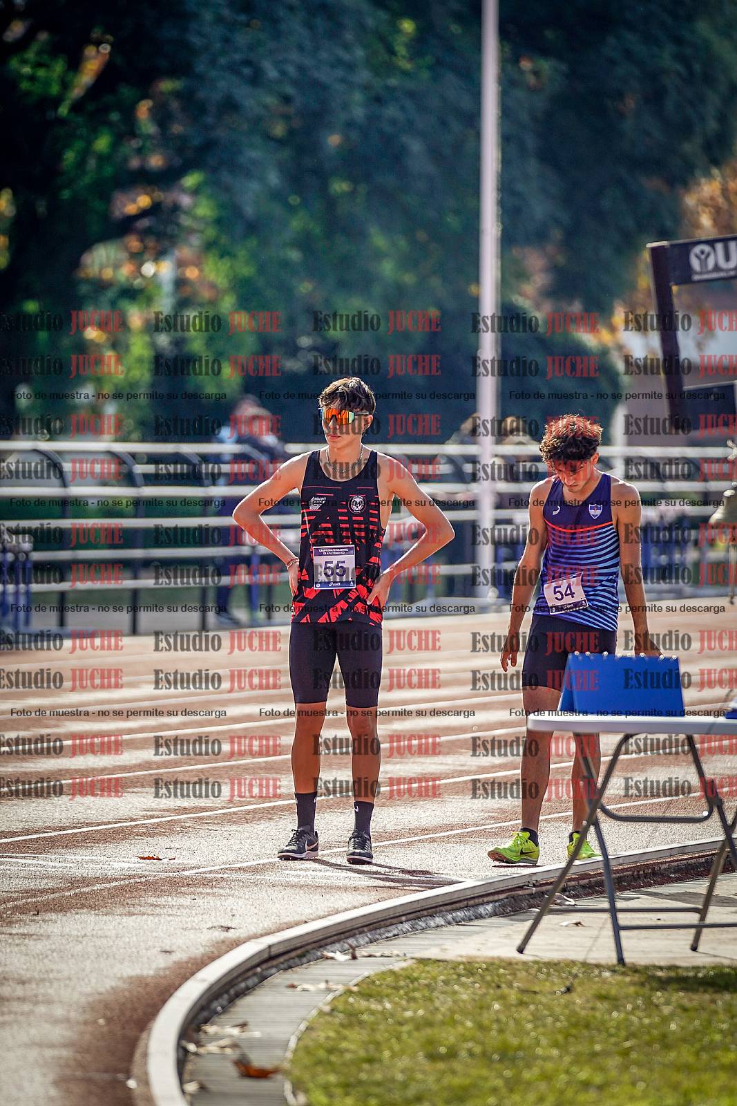Fotos de los 800 m de varones