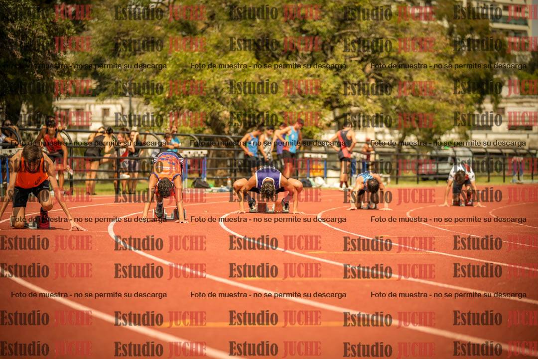 Fotos de los 200 m llanos de varones