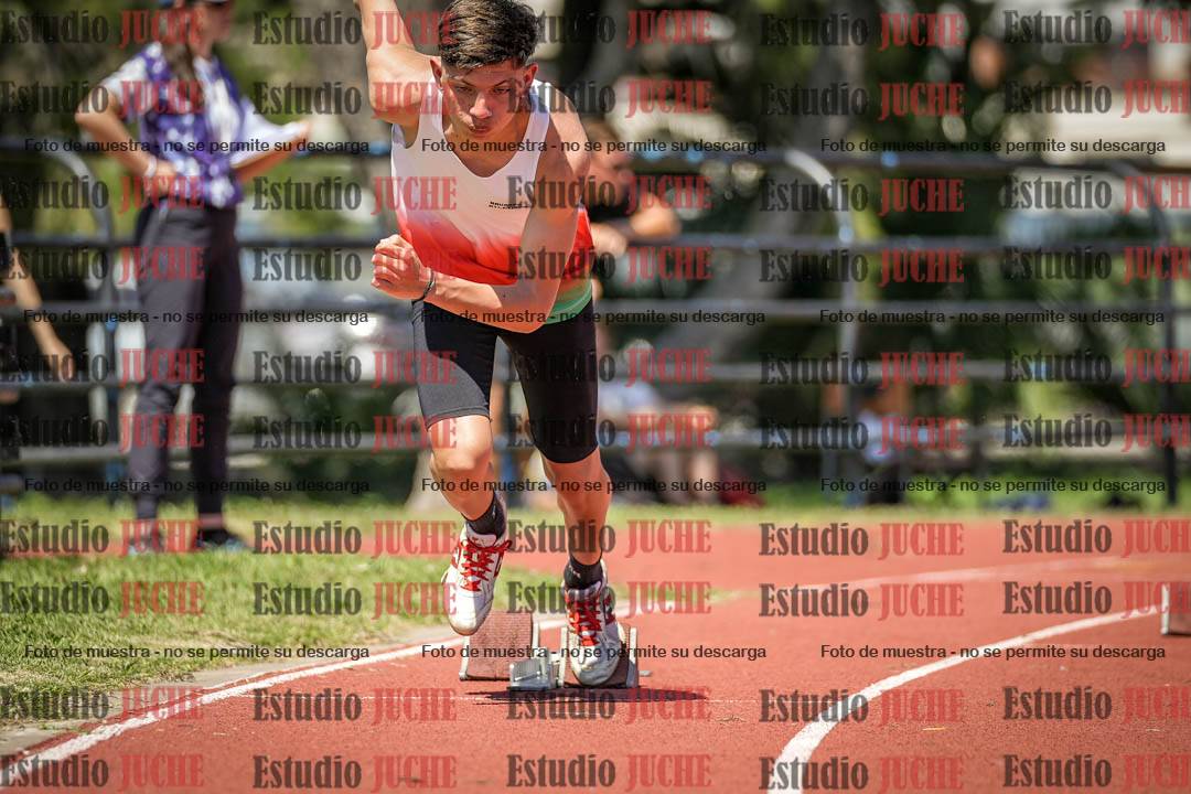 Fotos de los 200 m llanos de varones