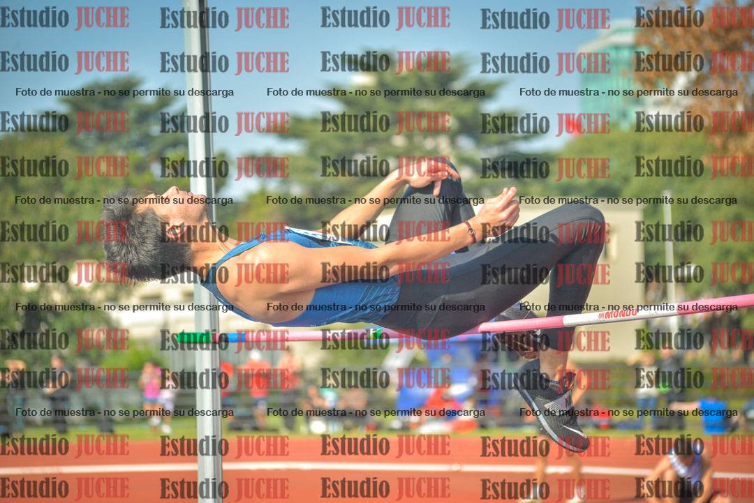 Fotos del salto en alto de varones