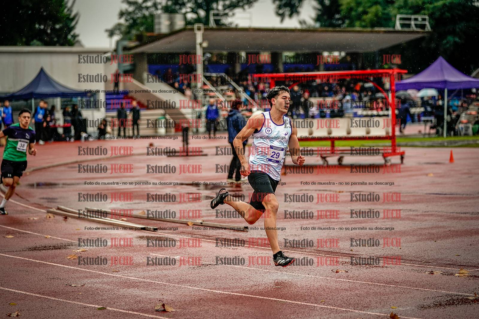 Fotos de los 400 m de varones