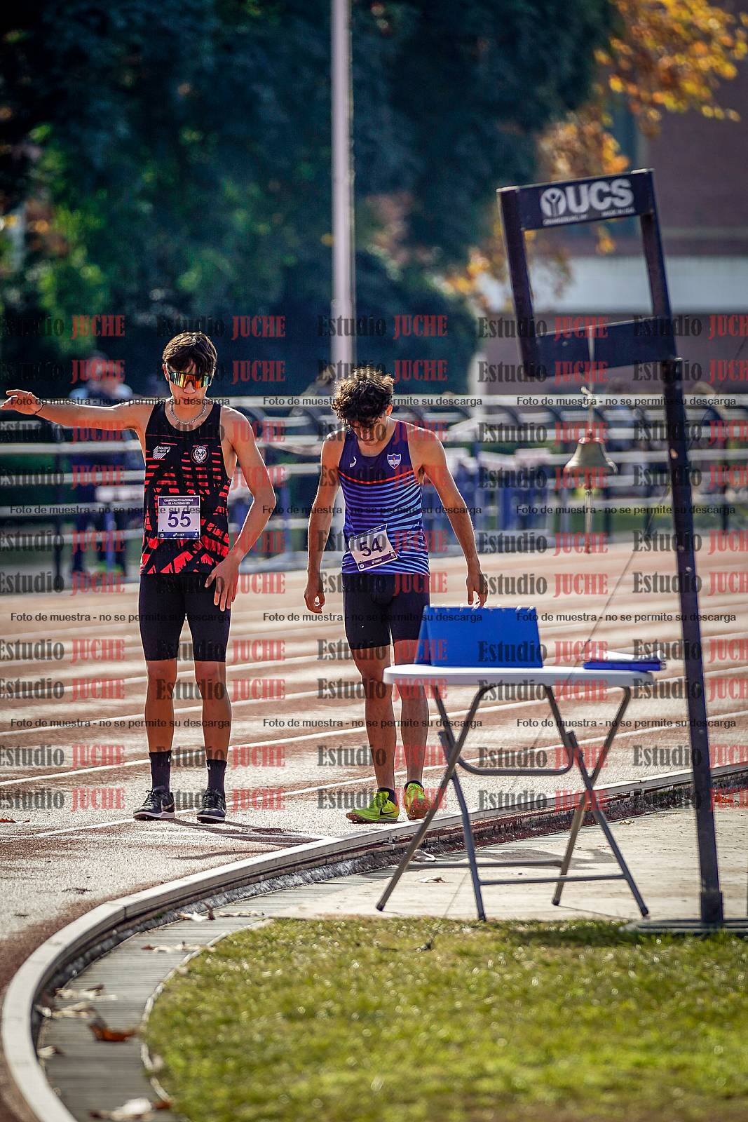 Fotos de los 800 m de varones