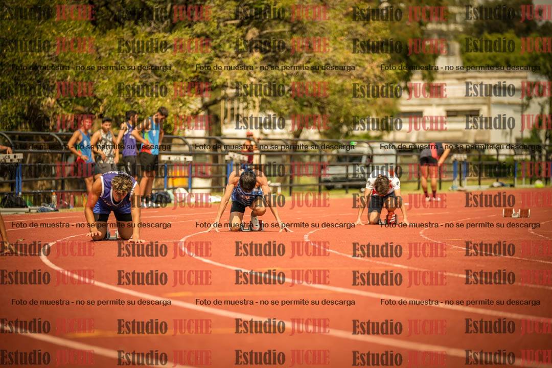 Fotos de los 200 m llanos de varones