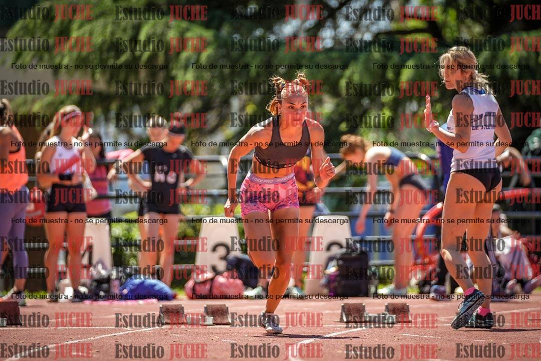 Fotos de los 100 m llanos de mujeres