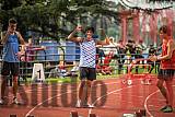 Fotos de los 100 m llanos de varones - decatlón 1