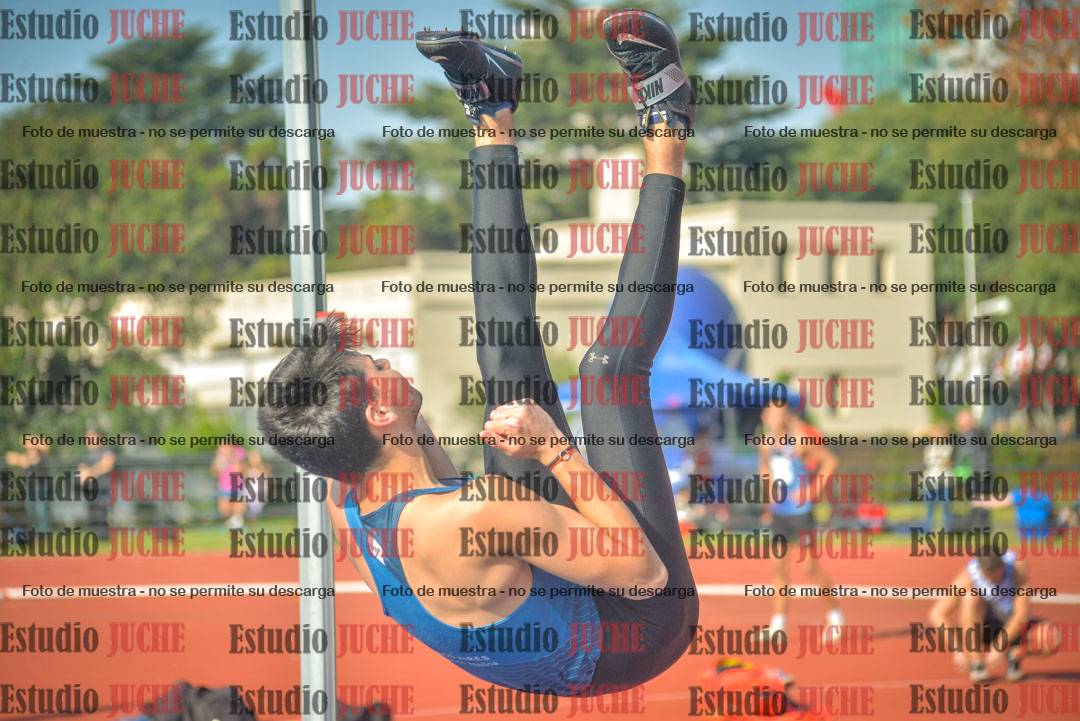 Fotos del salto en alto de varones