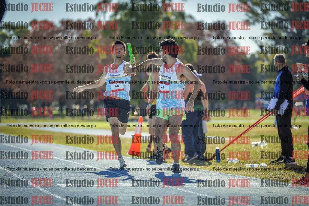 Fotos durante los relevos