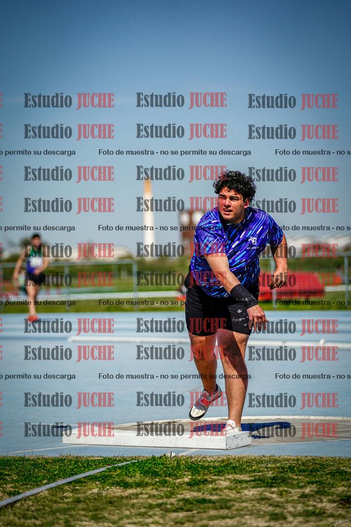 Fotos del lanzamiento de bala de varones