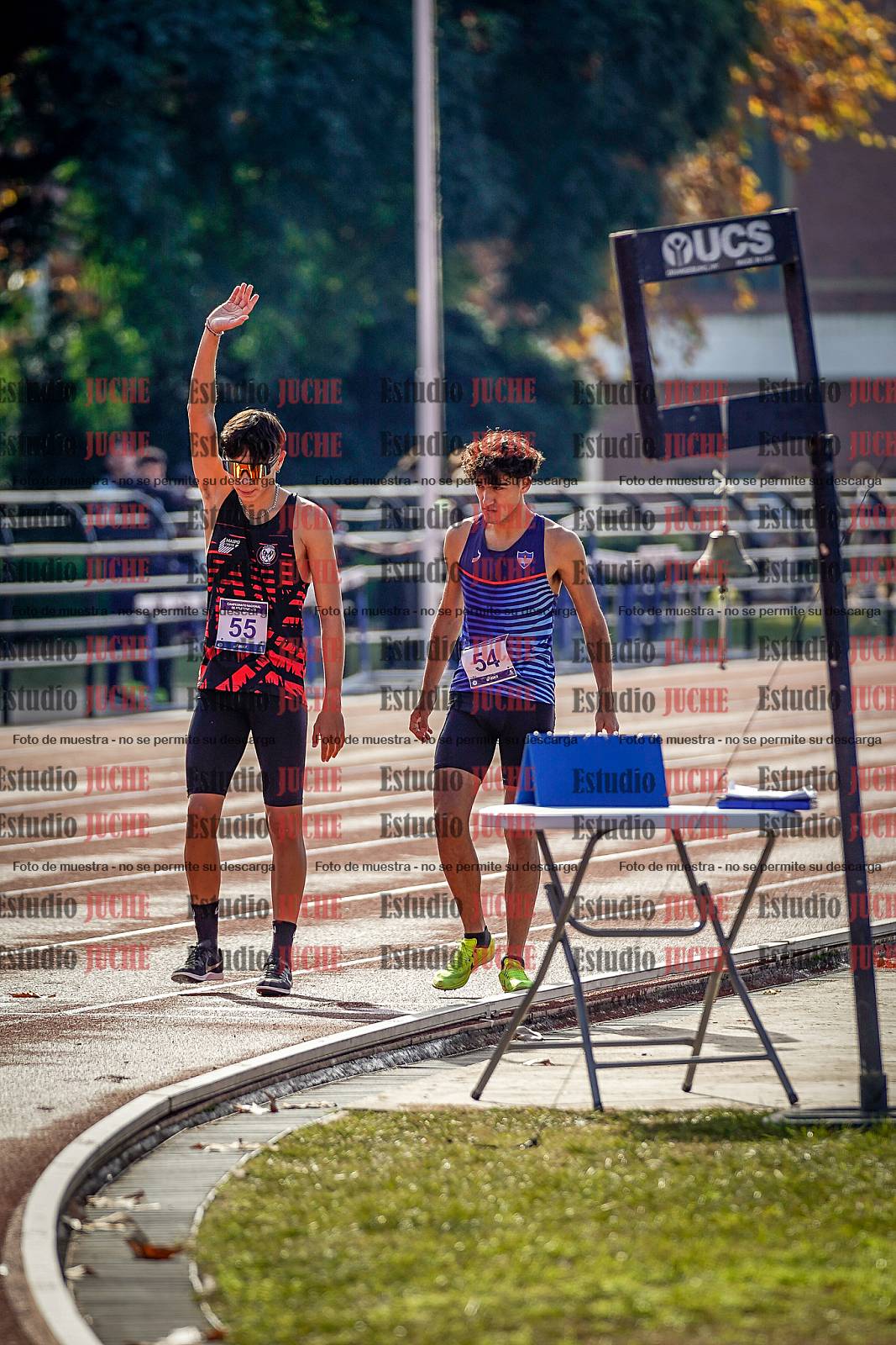 Fotos de los 800 m de varones
