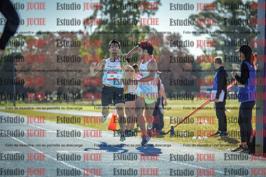 Fotos durante los relevos