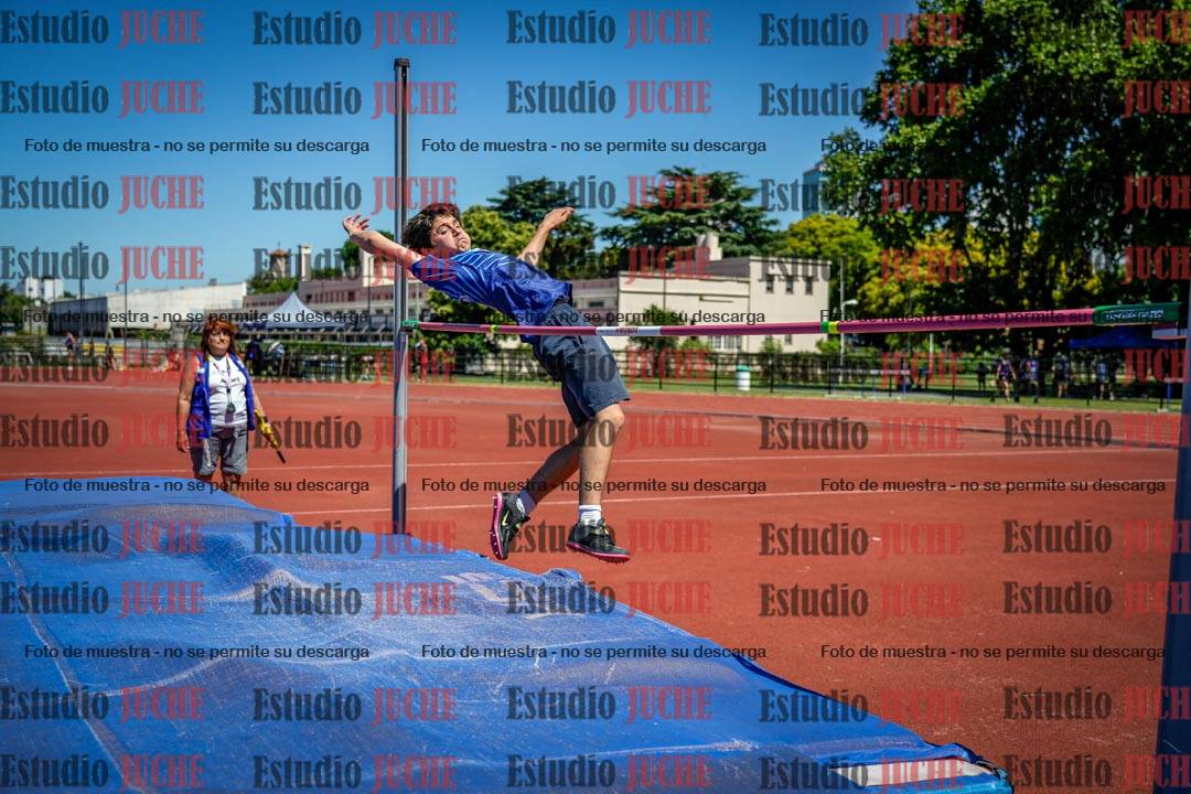 Fotos del salto en alto de varones