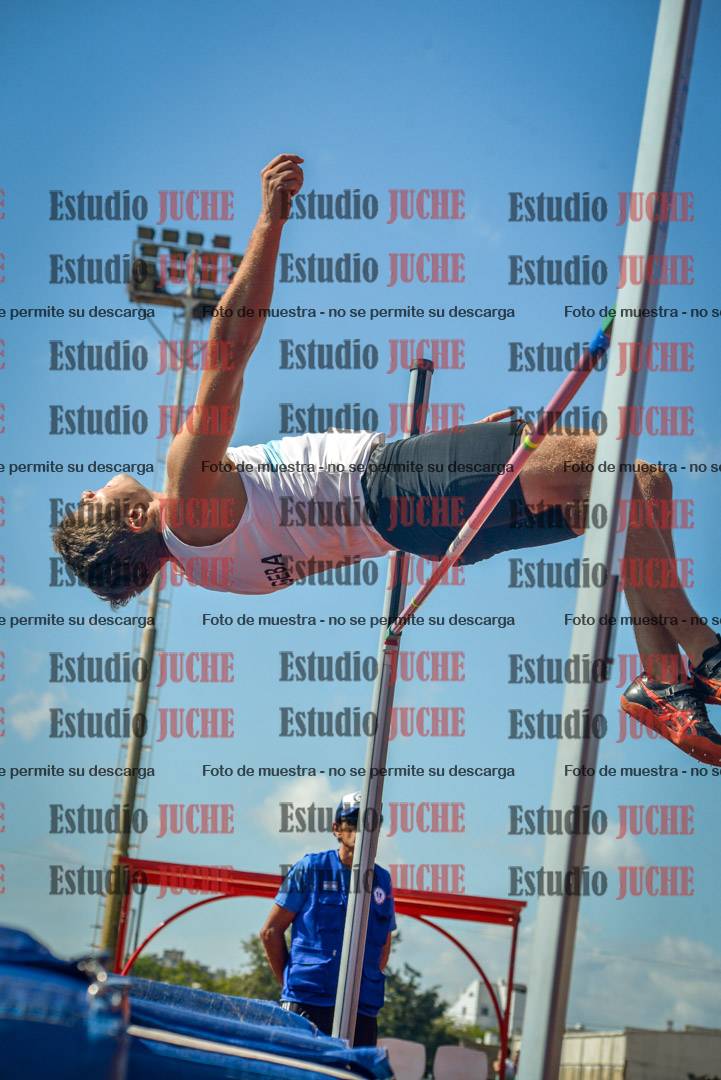 Fotos del salto en alto de varones