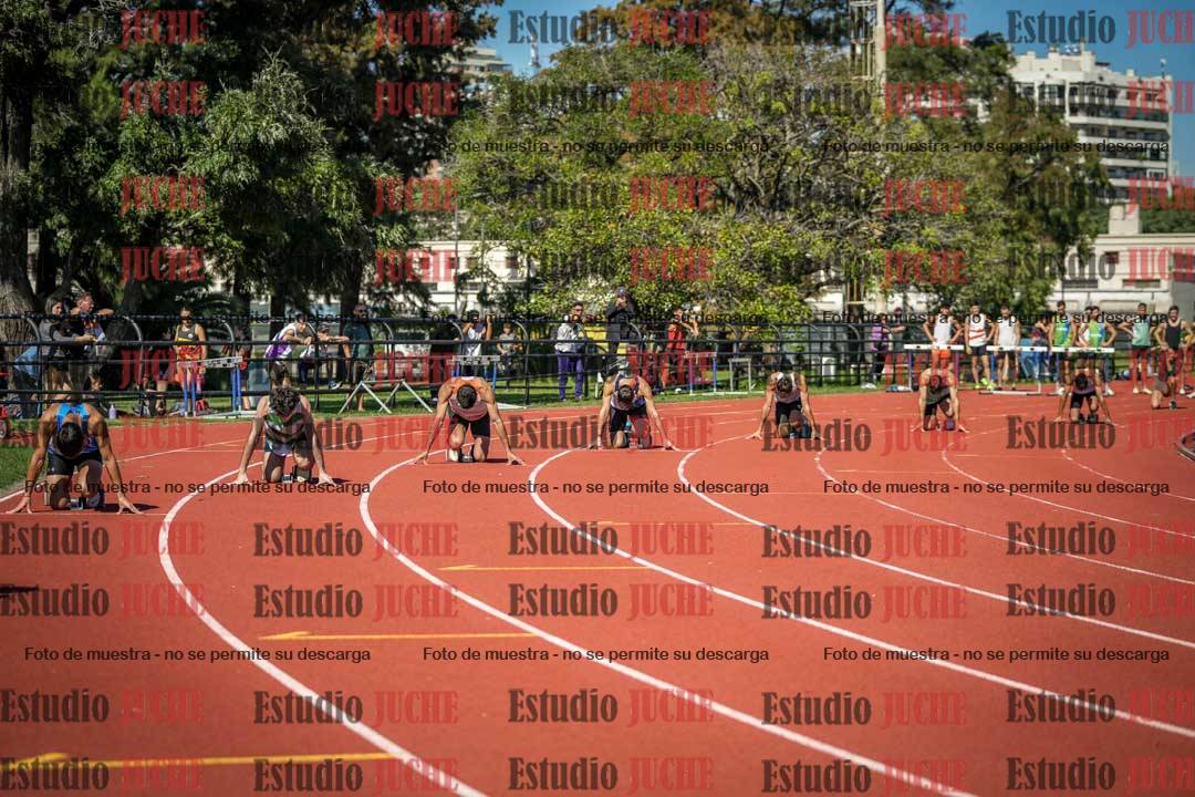 Fotos de los 200 m llanos de varones