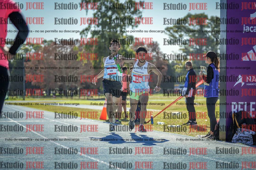 Fotos durante los relevos
