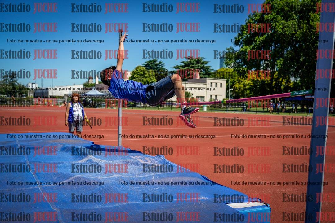 Fotos del salto en alto de varones
