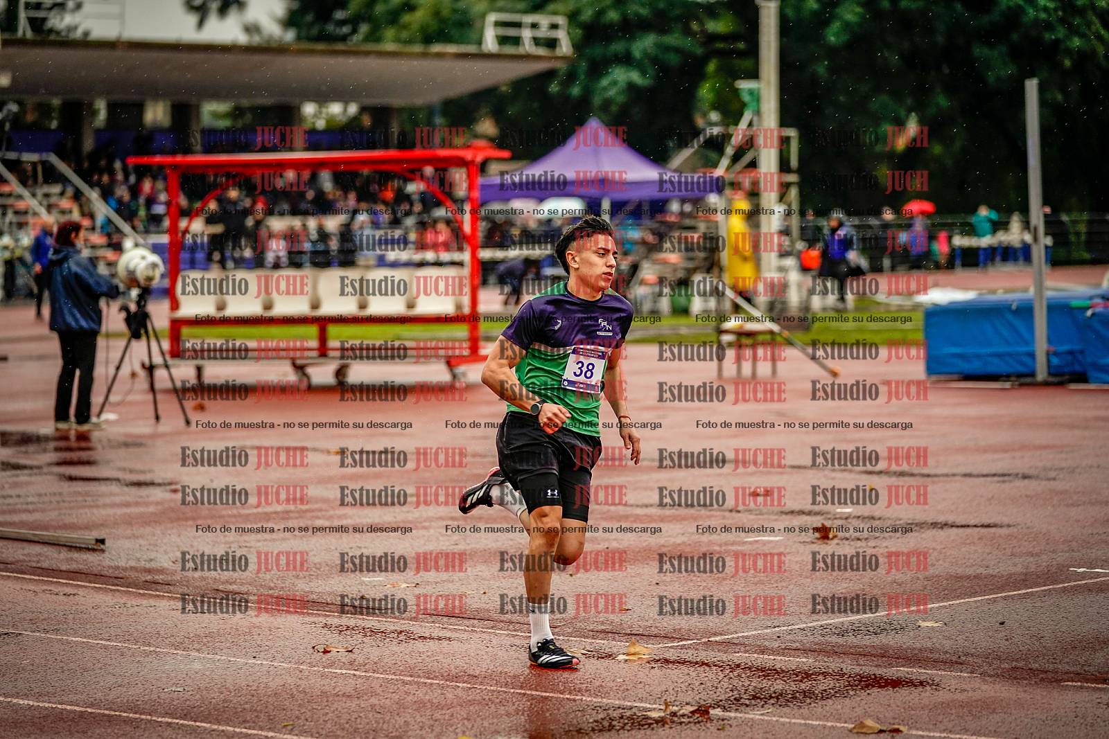 Fotos de los 400 m de varones