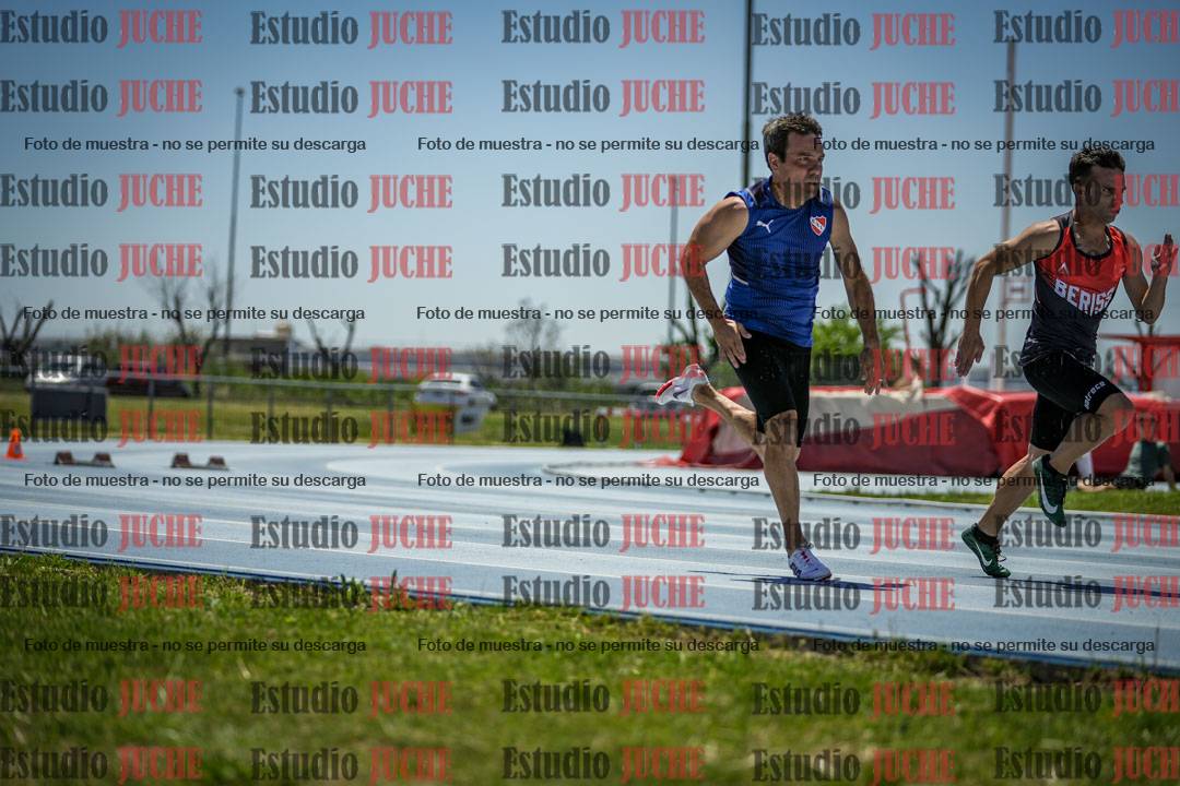 Fotos de los 100 m llanos de varones