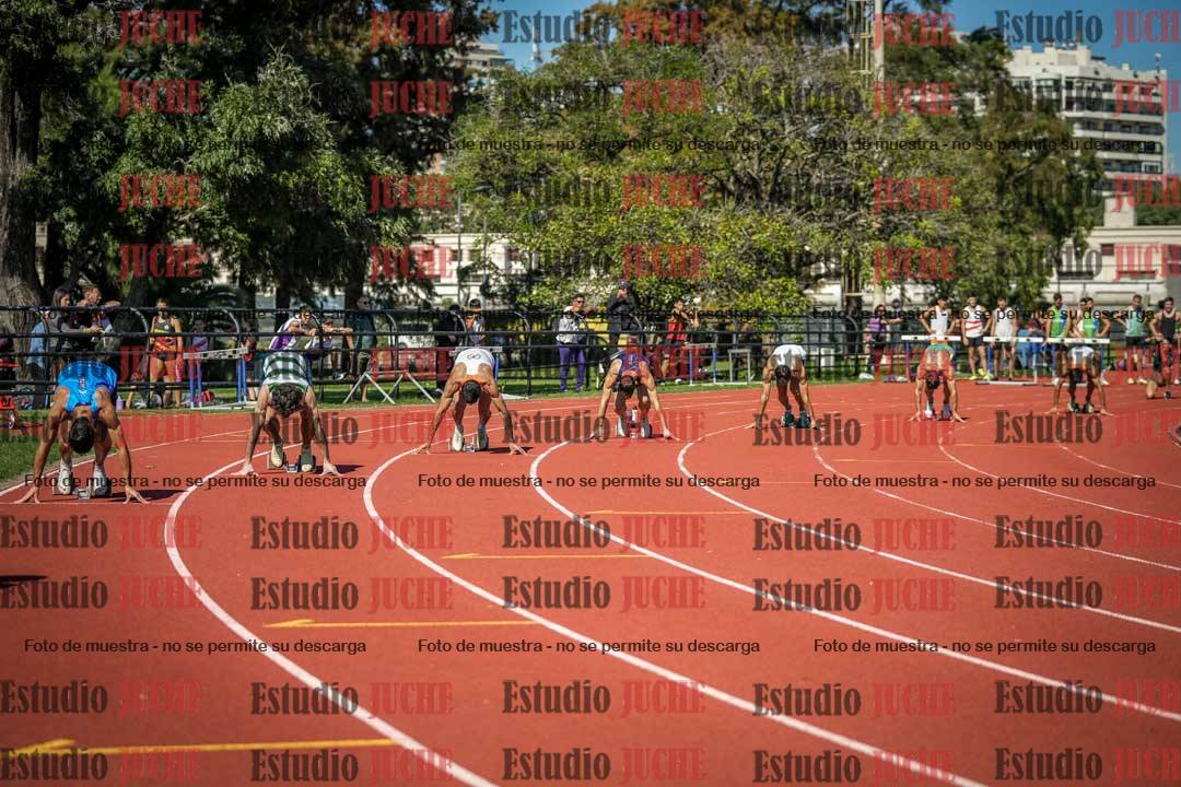 Fotos de los 200 m llanos de varones