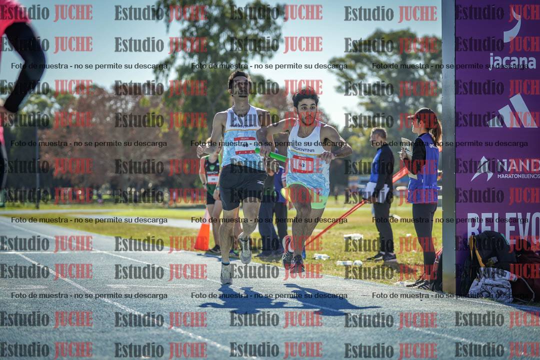 Fotos durante los relevos