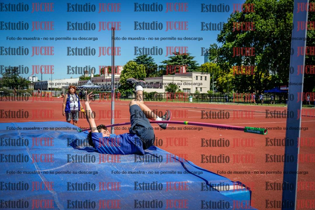 Fotos del salto en alto de varones