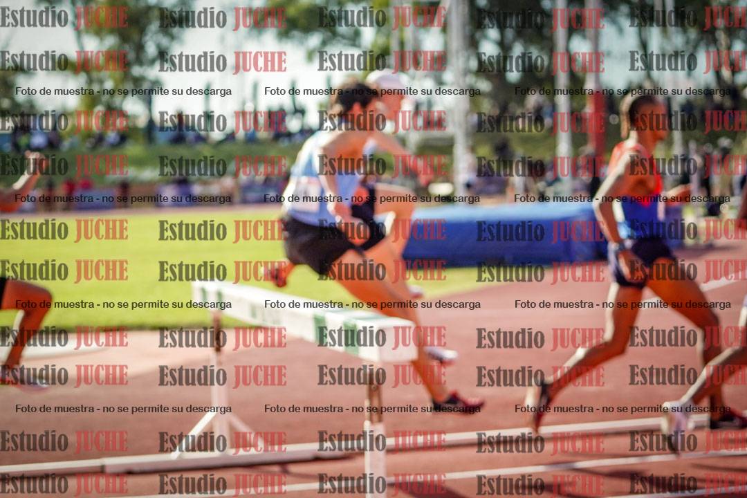 Fotos de los 3000 m con obstáculos de varones