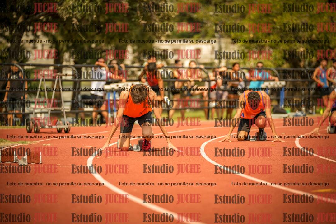 Fotos de los 200 m llanos de varones