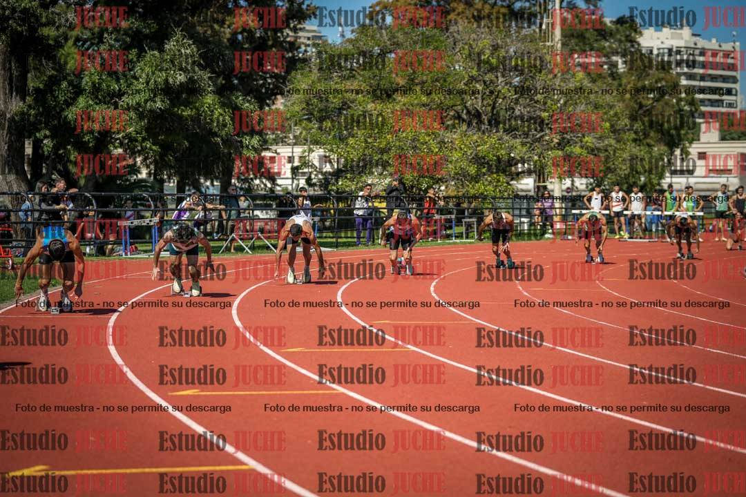 Fotos de los 200 m llanos de varones