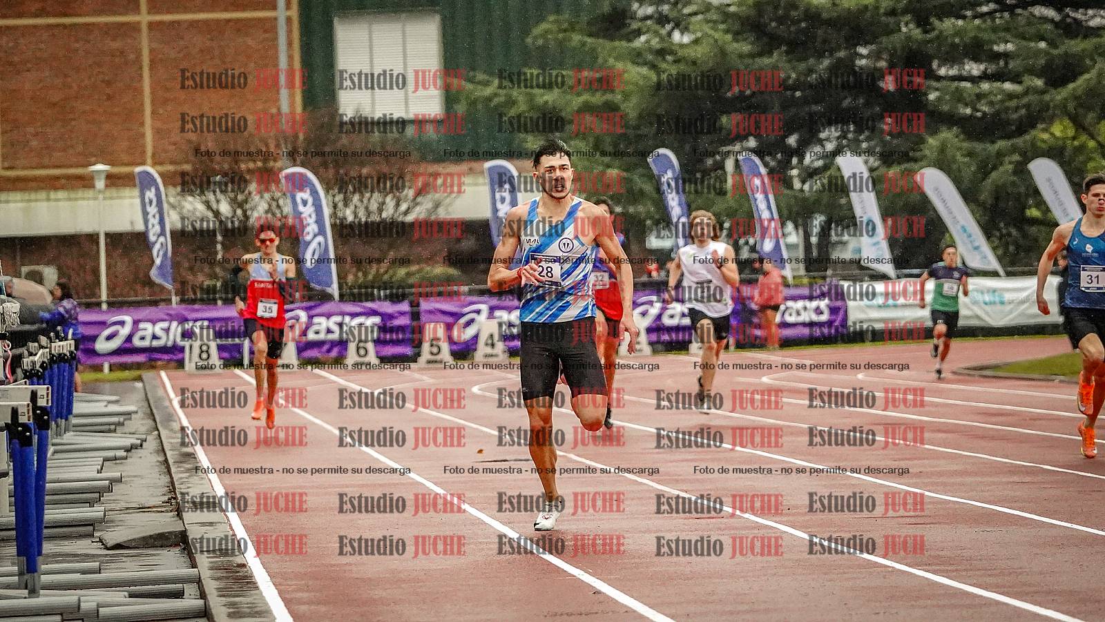 Fotos de los 400 m de varones