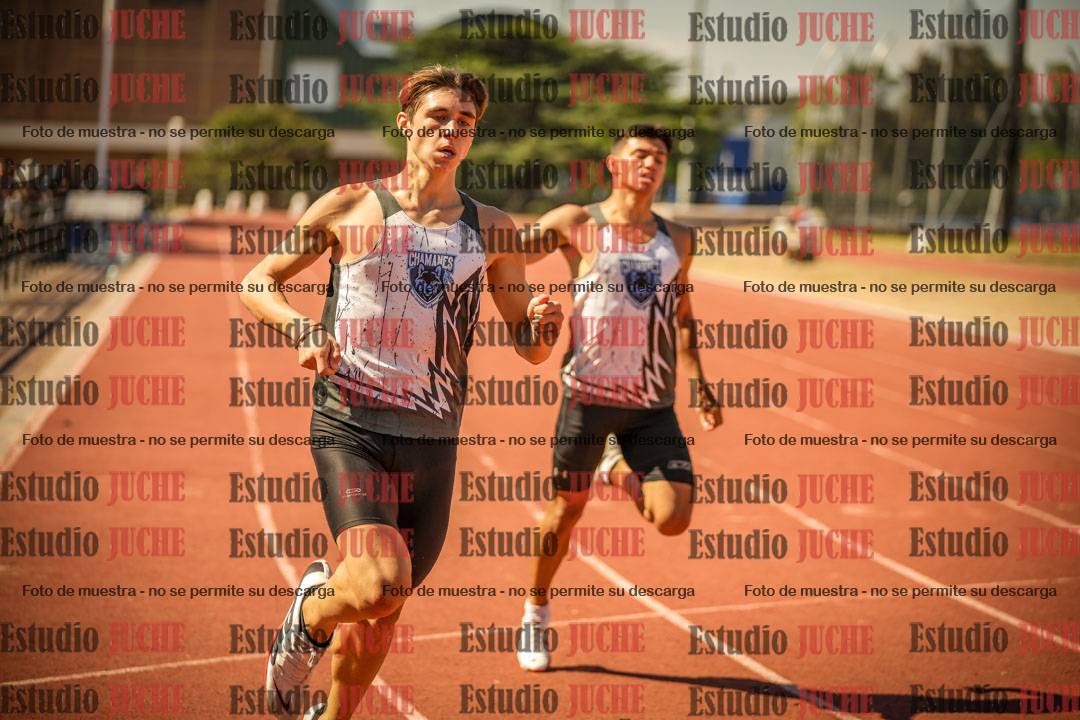 Fotos de los 200 m llanos de varones