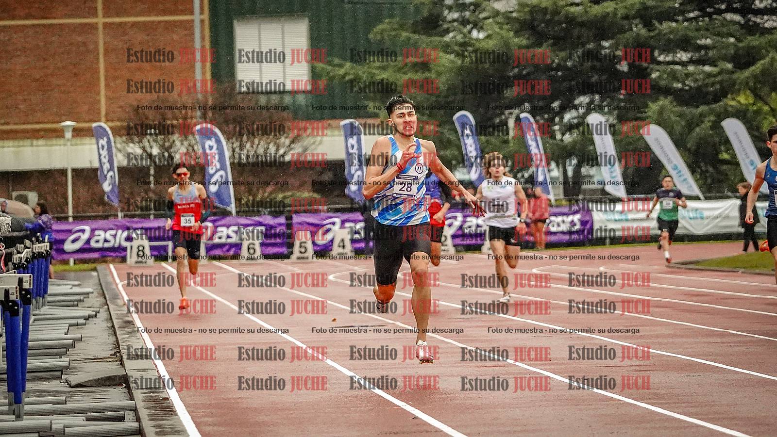 Fotos de los 400 m de varones