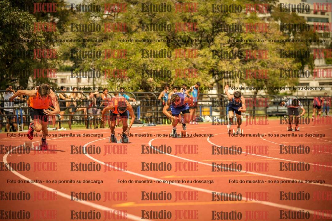 Fotos de los 200 m llanos de varones