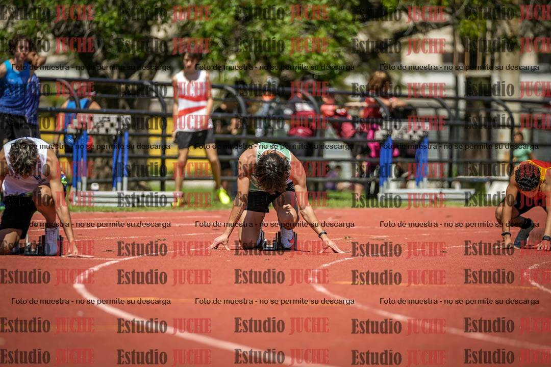 Fotos de los 200 m llanos de varones