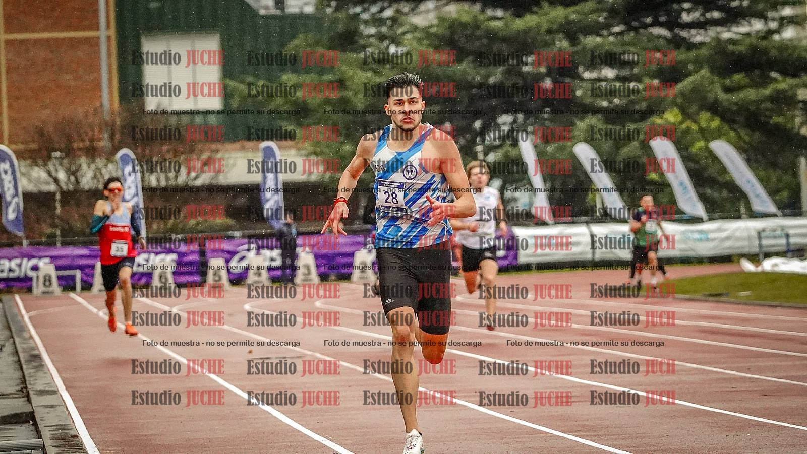 Fotos de los 400 m de varones