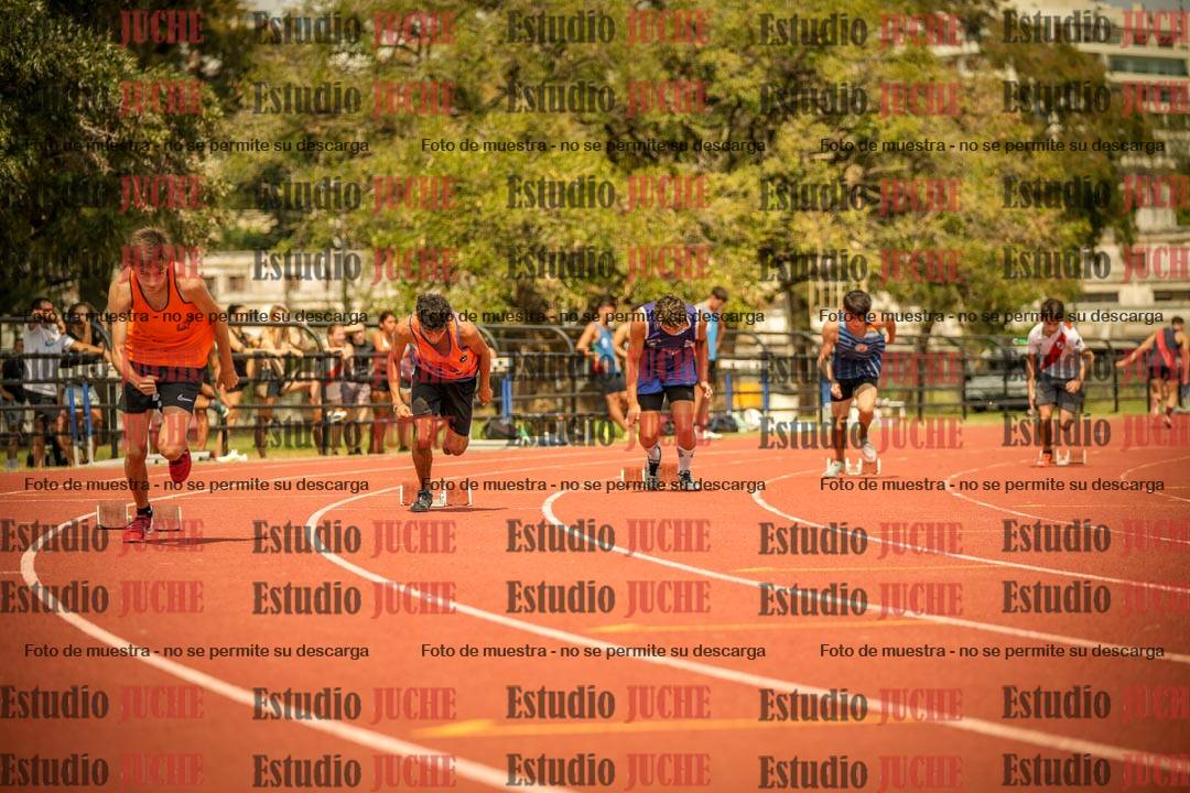Fotos de los 200 m llanos de varones